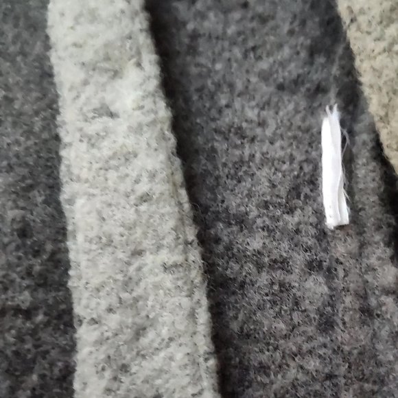 Balmain Alpaca Fur Crystal Monogram Letterman Varsity Cardigan - Picture 14 of 14